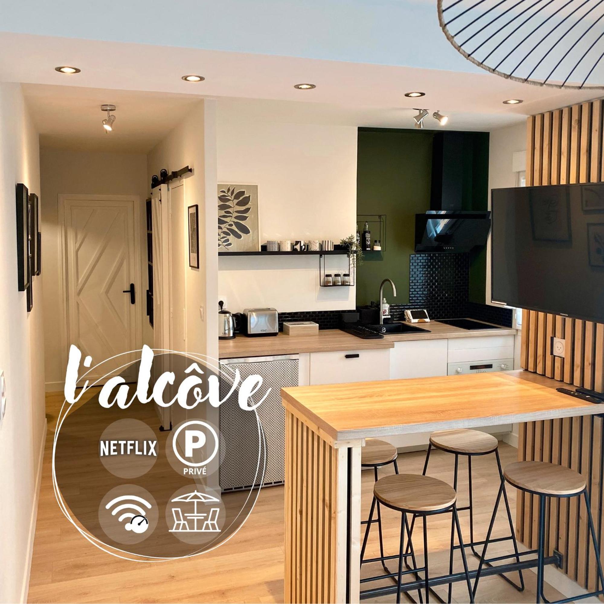 L'alcove - T2 Calme, Terrasse & Parking Prive Apartment